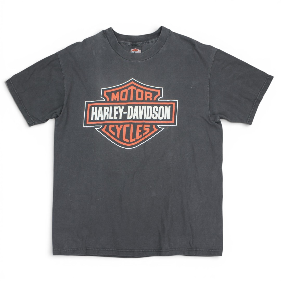 古着 90s USA製 Harley Davidson T-shirt Black ハーレーダビッドソン 半袖 ティーシャツ t005hd010