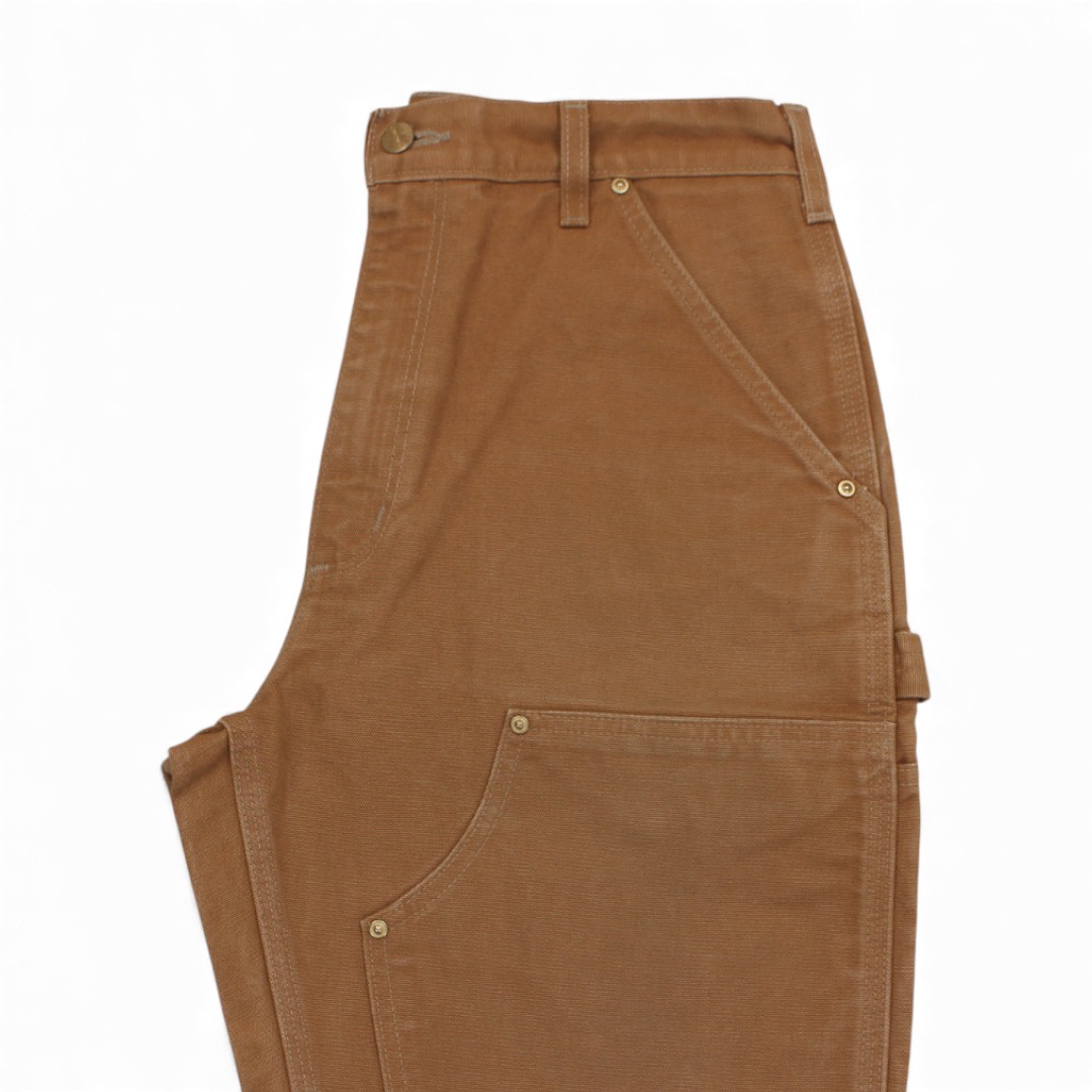 カーハート　ダメージ　ダブルニーパンツ　ブラウン カーハート ダブルニー ダック ペインターパンツ B01 ブラウン