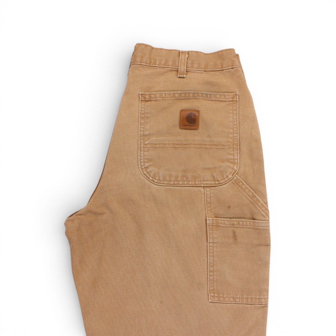 古着 MEXICO製 カーハート Carhartt W32×L34 B11 Duck Work Pants BRN ダック ワークパンツ tch617