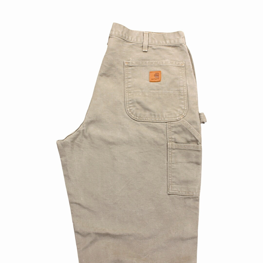 古着 MEXICO製 Carhartt W38×L30 B11 Duck Work Pants DES カーハート ダック ワークパンツ tch626