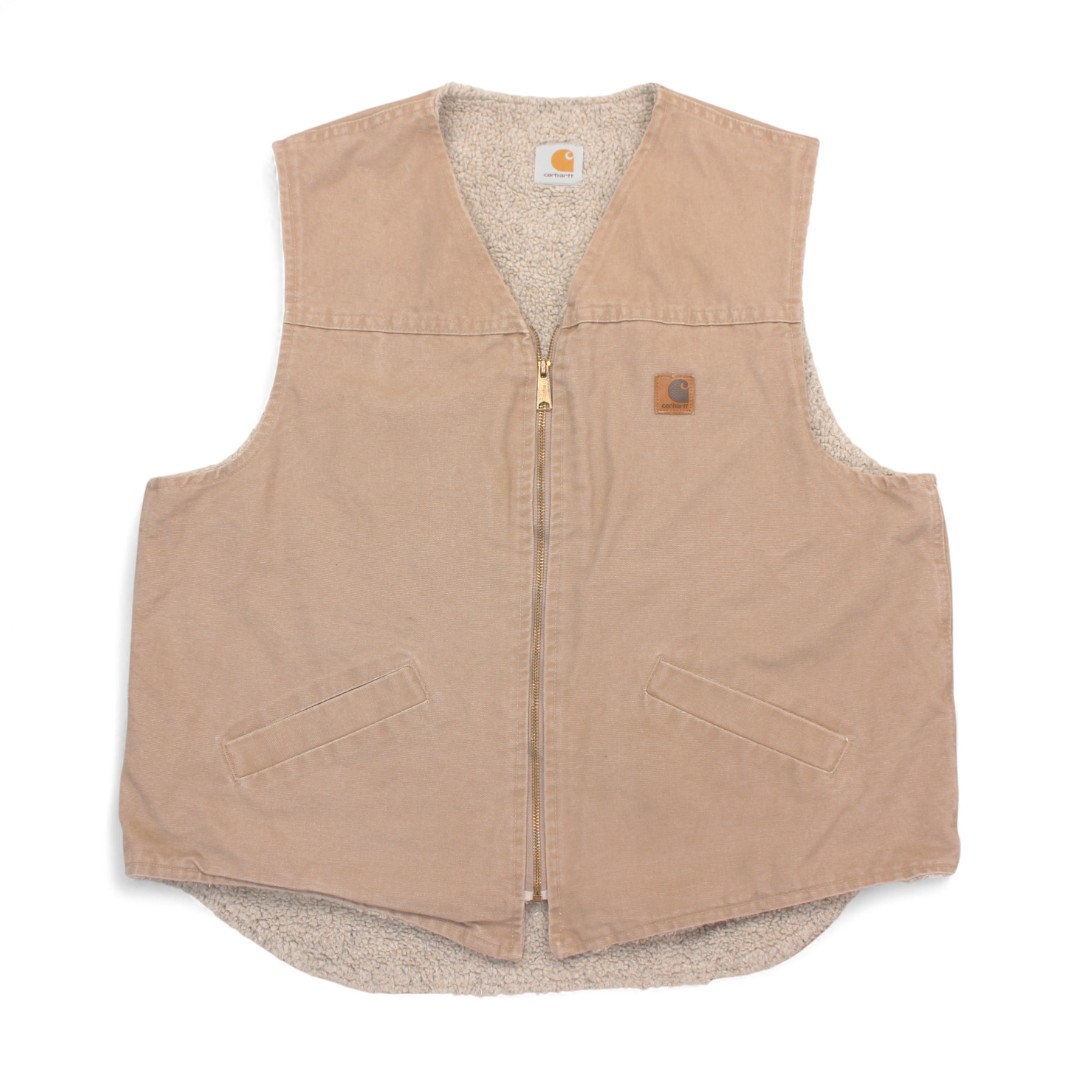 Carhartt ベージュ ベスト　着丈約70cm carhartt / カーハート】ベスト | 古着屋KAKAVAKA