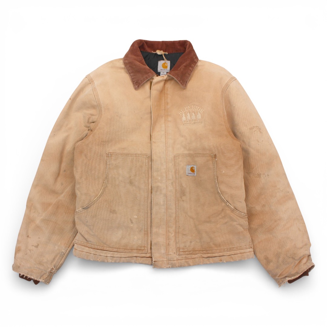 古着 MEXICO製 カーハート Carhartt Duck Jacket J002 BRN トラディショナルジャケット 裏地ナイロン tch720 13,067円