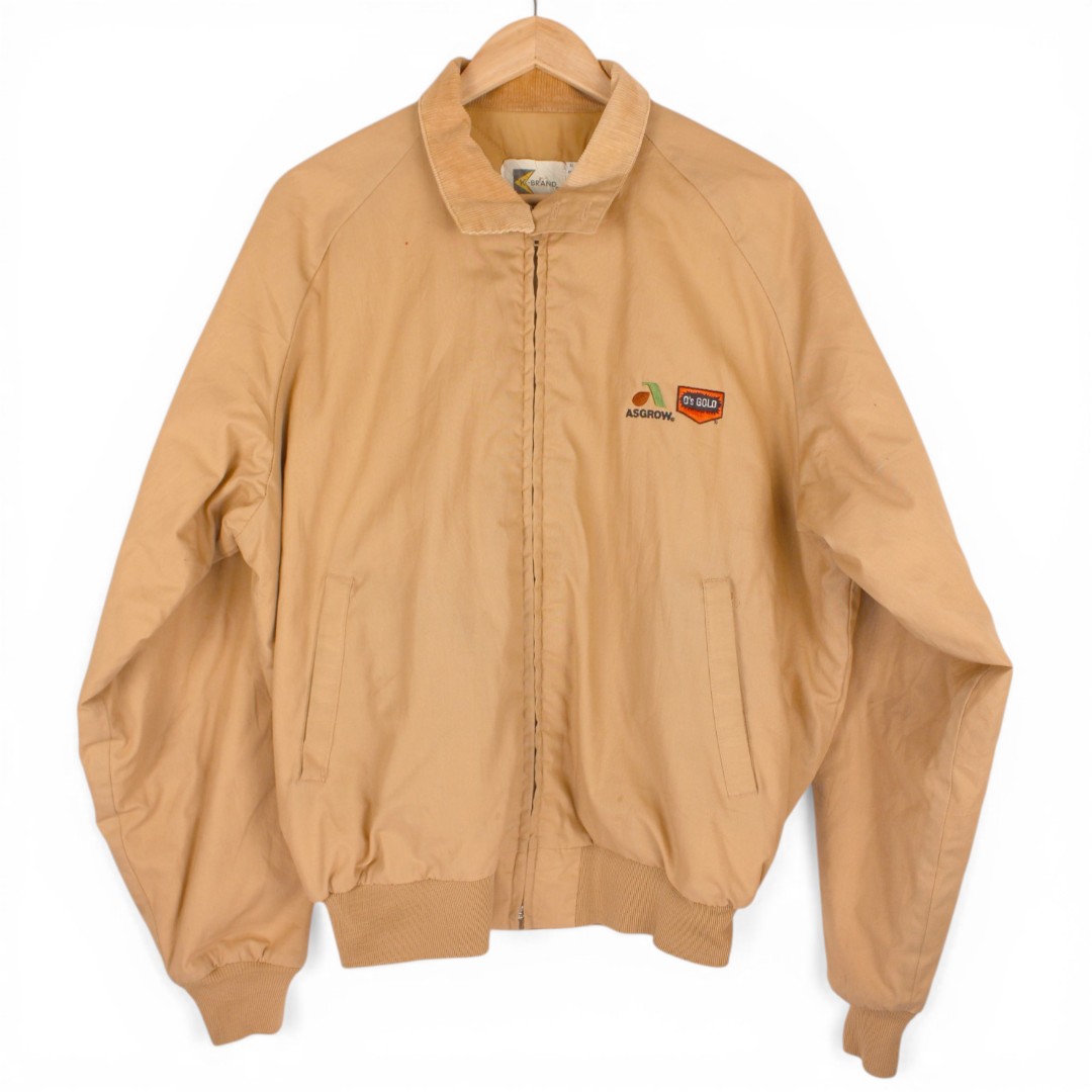 古着 USA製 K-BRAND Work Jacket Beige ケーブランド ワークジャケット tjc023