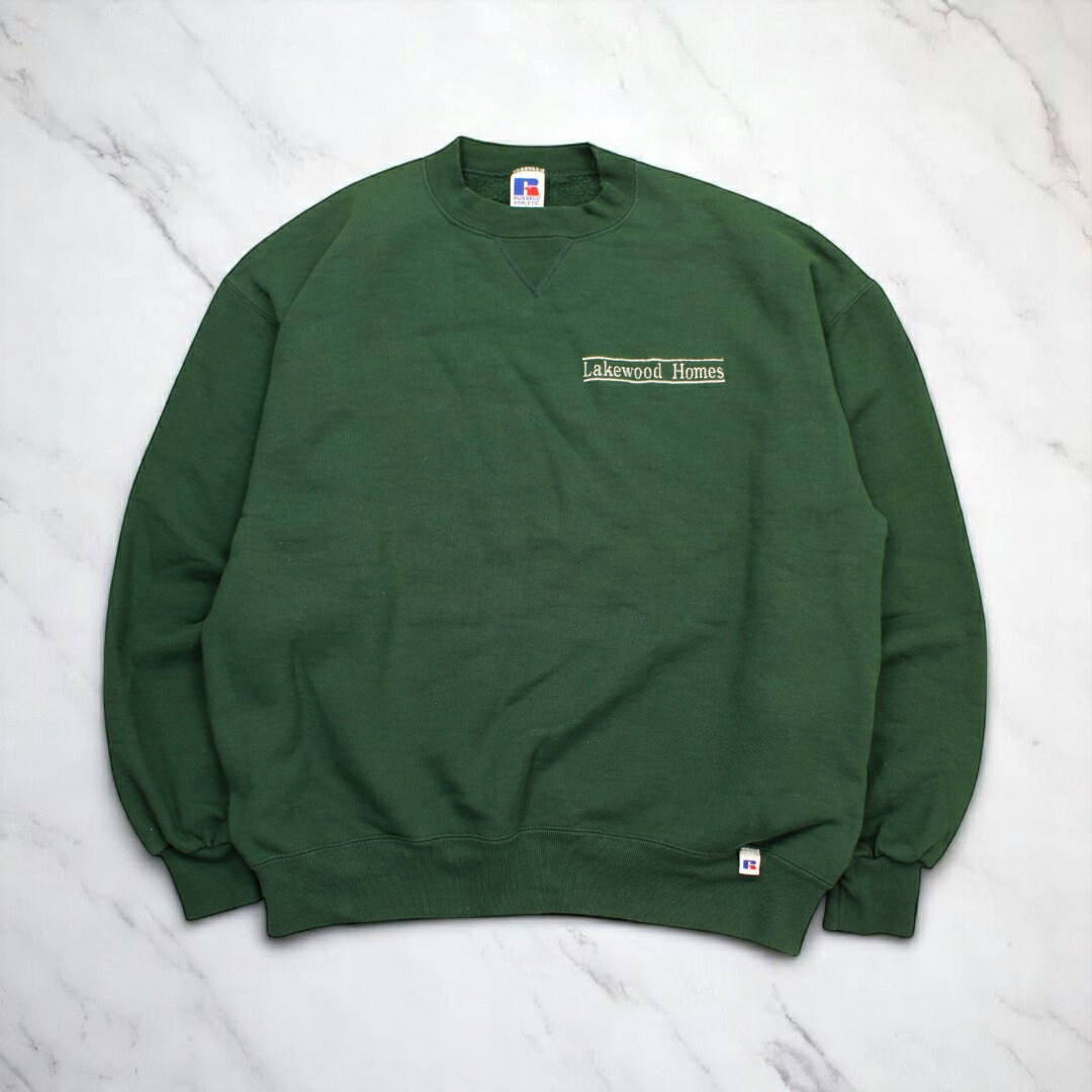 USA製　90's ラッセルアスレチック crew sweat 90s USA製古着 ラッセルアスレチック 無地スウェット ブラック