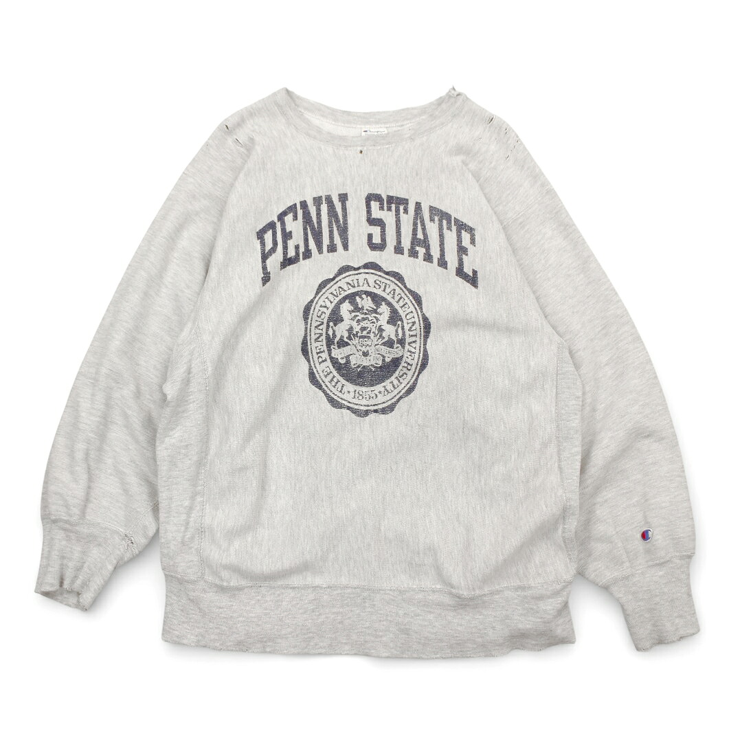 古着 80s USA製 チャンピオン Champion Reverse Weave Warmup Grey リバースウィーブ ワームアップ トリコタグ クルーネック tcp125