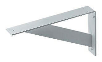 カクダイ（KAKUDAI）　ブラケット（平鋼・白色塗装）〔奥行き500・400ミリカウンター用〕　250-001-W