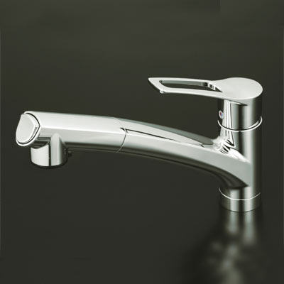 KVK KM5021TTU 水栓  流し台用シングルレバー式シャワー付混合栓 流し台用シングルレバー式シャワー付混合栓 KM5021Tシリーズ KVK