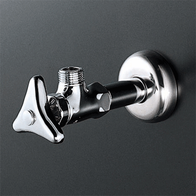 楽天市場】KVK アングル形止水栓 K6P2（銅パイプ・ナットなし