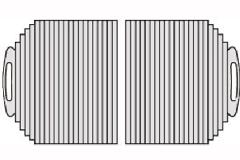 楽天市場】クリナップ（Cleanup） 風呂フタ（取手付きシャッターフタ