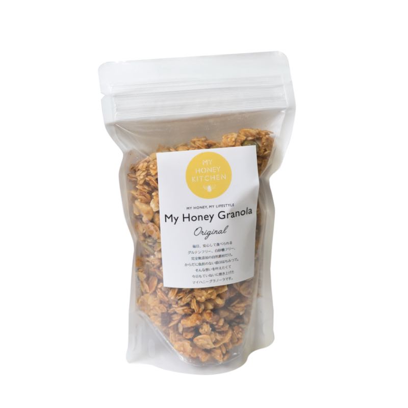 楽天市場 マイハニー公式 My Honey Kitchen Granola グラノーラ350g 有機オートミールを贅沢に使用 あす楽出荷可能 はちみつ プレゼント おしゃれ かわいい インスタ映え おもたせ 手土産 プチギフト カジュアルギフト お返し 内祝い 生はちみつ専門店 My Honey