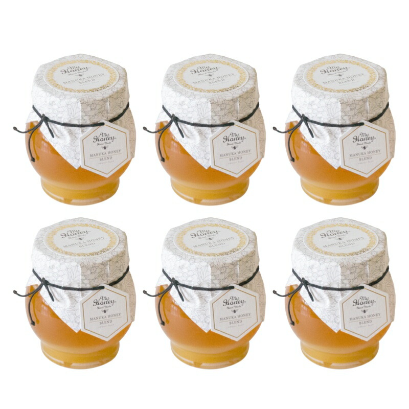 MY HONEY定期便 マヌカブレンド 200g ×6個 【1個あたり20%OFF】：生はちみつ専門店 MY HONEY