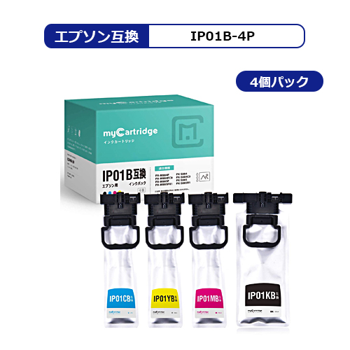 98%OFF!】 エプソン 互換 インクパック IP01KB IP01CB IP01MB IP01YB 1