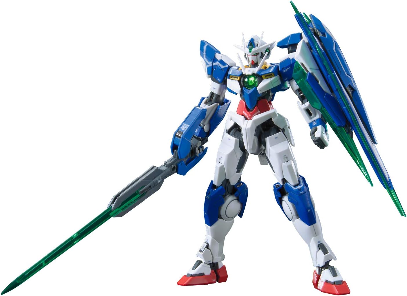 新品 RG 劇場版 機動戦士ガンダム00 -A wakening of the Trailblazer- GNT-0000 ダブルオークアンタ 1/144スケール 色分け済みプラモデル画像