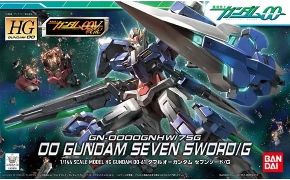 HG 1/144 ダブルオーガンダムセブンソード/G (機動戦士ガンダム00)