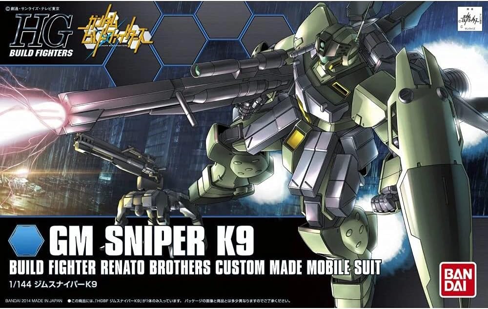 HGBF 1/144 ジム・スナイパーK9 (ガンダムビルドファイターズ)