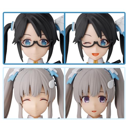 30MS アイドルマスター シャイニーカラーズ オプションヘアスタイル&フェイスパーツセット(三峰結華/幽谷霧子) 色分け済みプラモデル