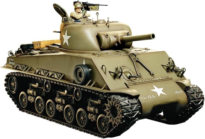 タミヤ 1/16 RCタンクシリーズ No.13 1/16RC M4シャーマン (105mm榴弾砲) フルオペレーションセット 電動ラジオコントロール 56013