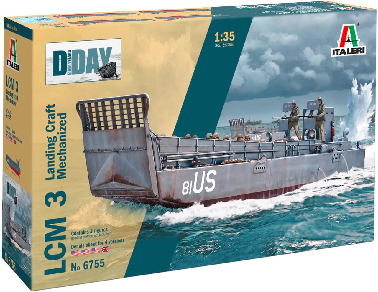 楽天市場】イタレリ 1/35 Lcm 3 プラモデル 上陸用舟艇