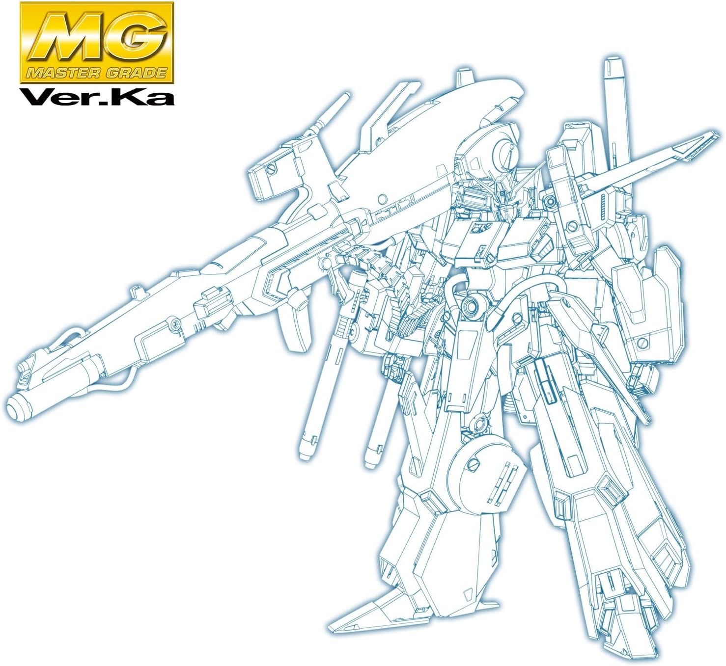 8月再販分 MG 機動戦士ガンダムZZ フルアーマーZZガンダム Ver.Ka 1/100スケール プラスチック製 色分け済みプラモデル
