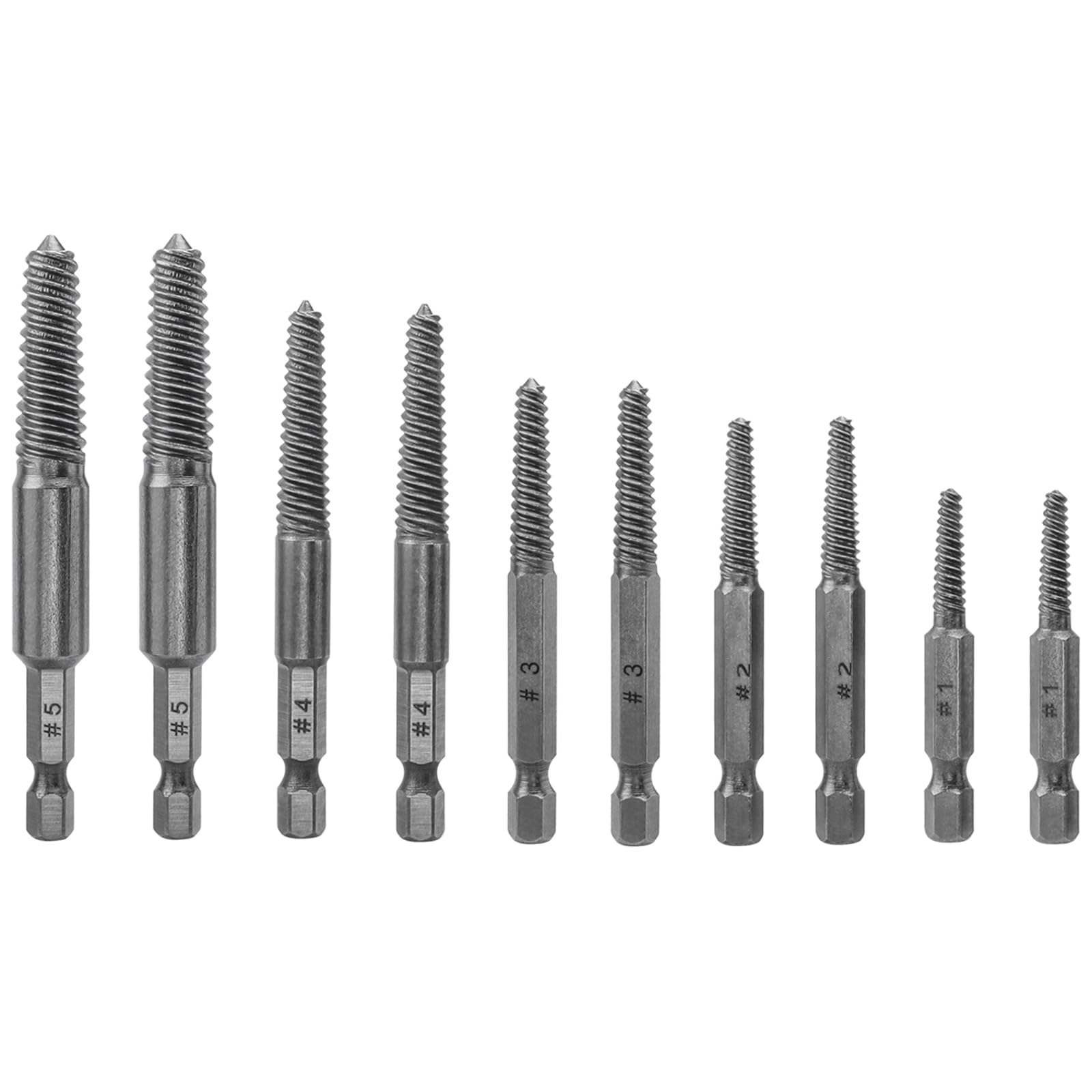 楽天市場】ネジ抽出器セット10本 潰れたネジ取り 破損したボルト ネジ