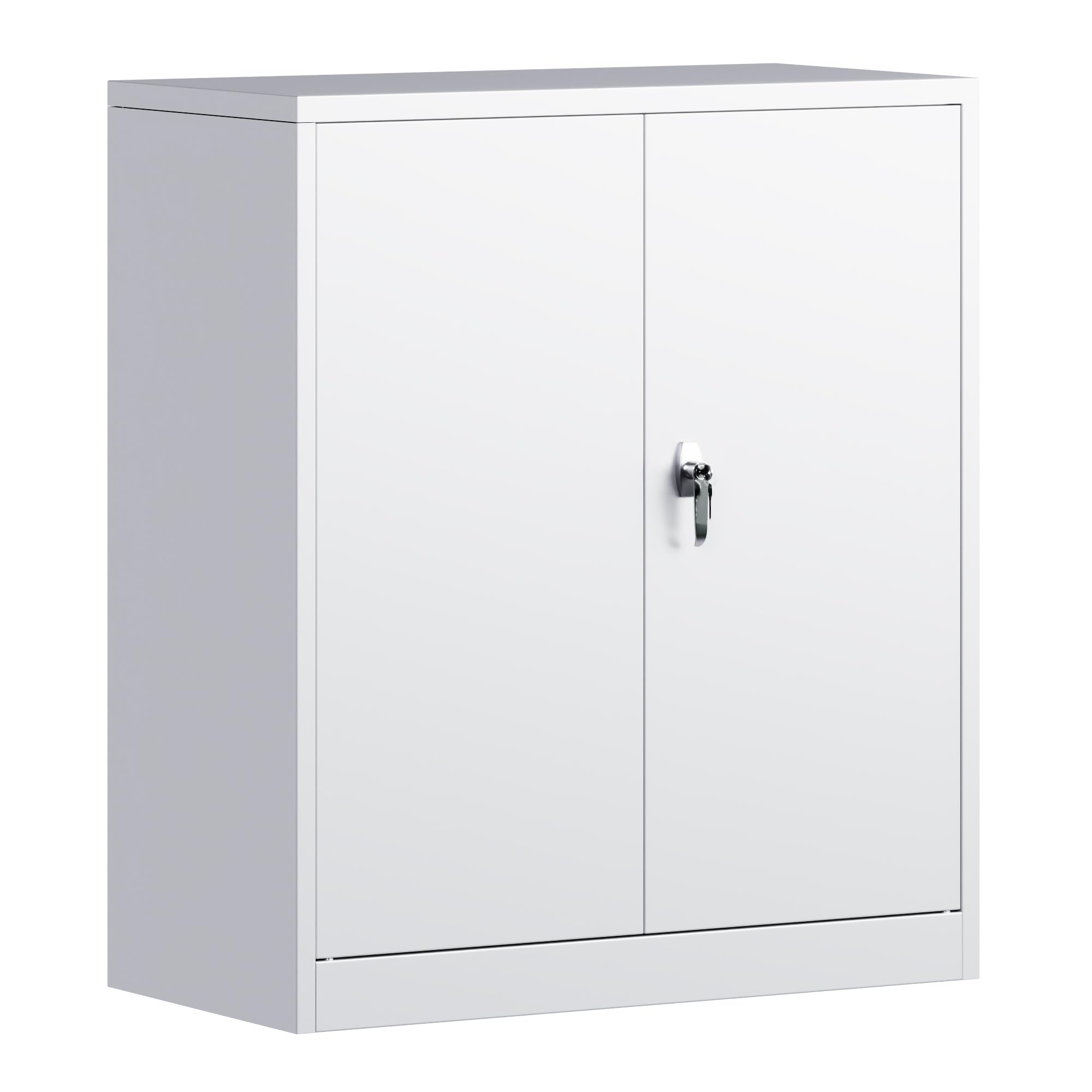 未開封／GangMei スチール書庫 両開き 木製天板 脚付き可動棚付き 未開封／GangMei スチール書庫 両開き 木製天板 脚付き可動棚付き 未