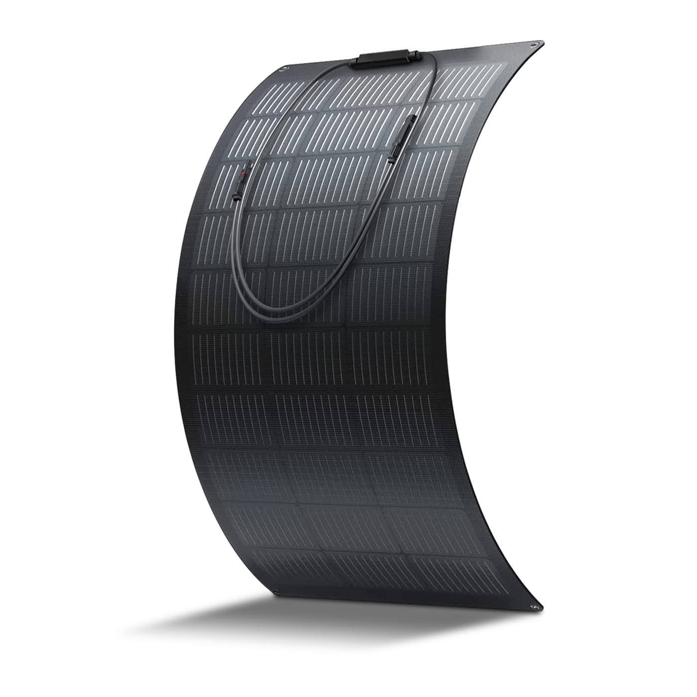 (リョクエン) 単結晶 柔性 据置型 100W フレキシブルソーラーパネル 太陽光パネル 曲げ可能 30度湾曲可能 防水防塵 車中泊 野外 災害対策 変換効率23% 超薄型 超軽量 地震停電 防災予備品 車中泊 船 キャンプ 非常用 鳩目付き