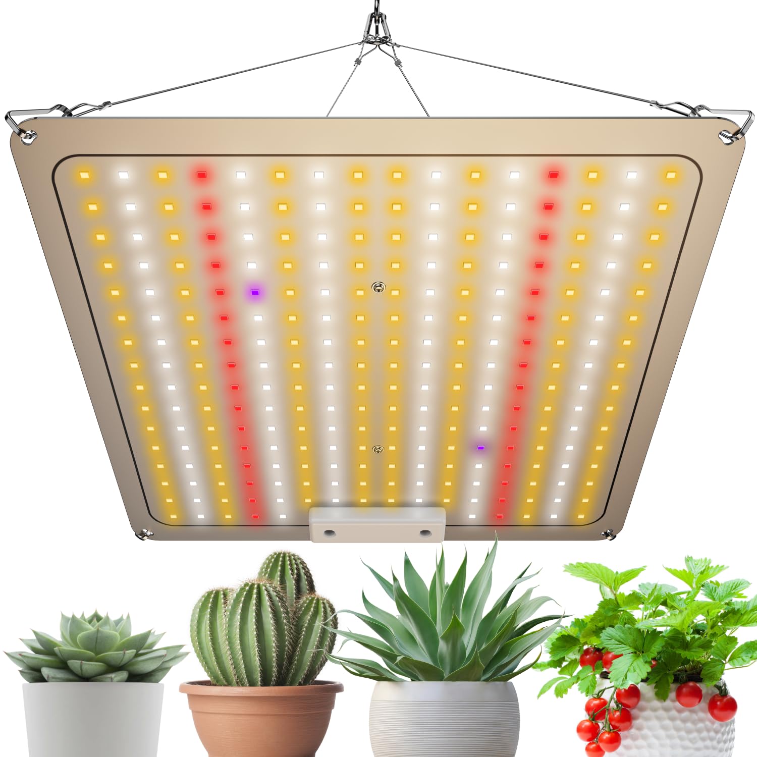 パネル 温白色 256LED フルスペクトル UV/IR 長寿命 量子ランプ 室内栽培ランプ 多肉植物育成 水耕栽培ランプ 家庭菜園 室内園芸 水草栽培 野菜工場 観葉植物 省電力 強力 16,059円