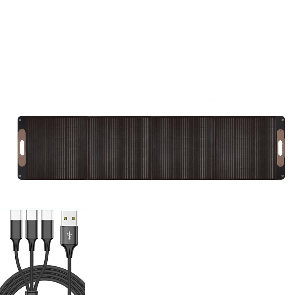 ソーラーパネル 200W [幕末] USB Type-Cケーブル 3in1 付 ポータブル電源IBPLシリーズ 専用ソーラーパネル