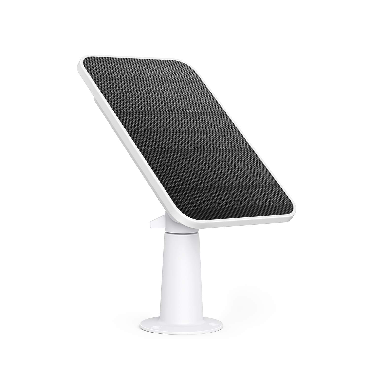 セキュリティ認定 ソーラーパネル 対応 連続電源 2.6Wソーラーパネル IP65防水 屋外監視 カメラ充電用 (ホワイト)