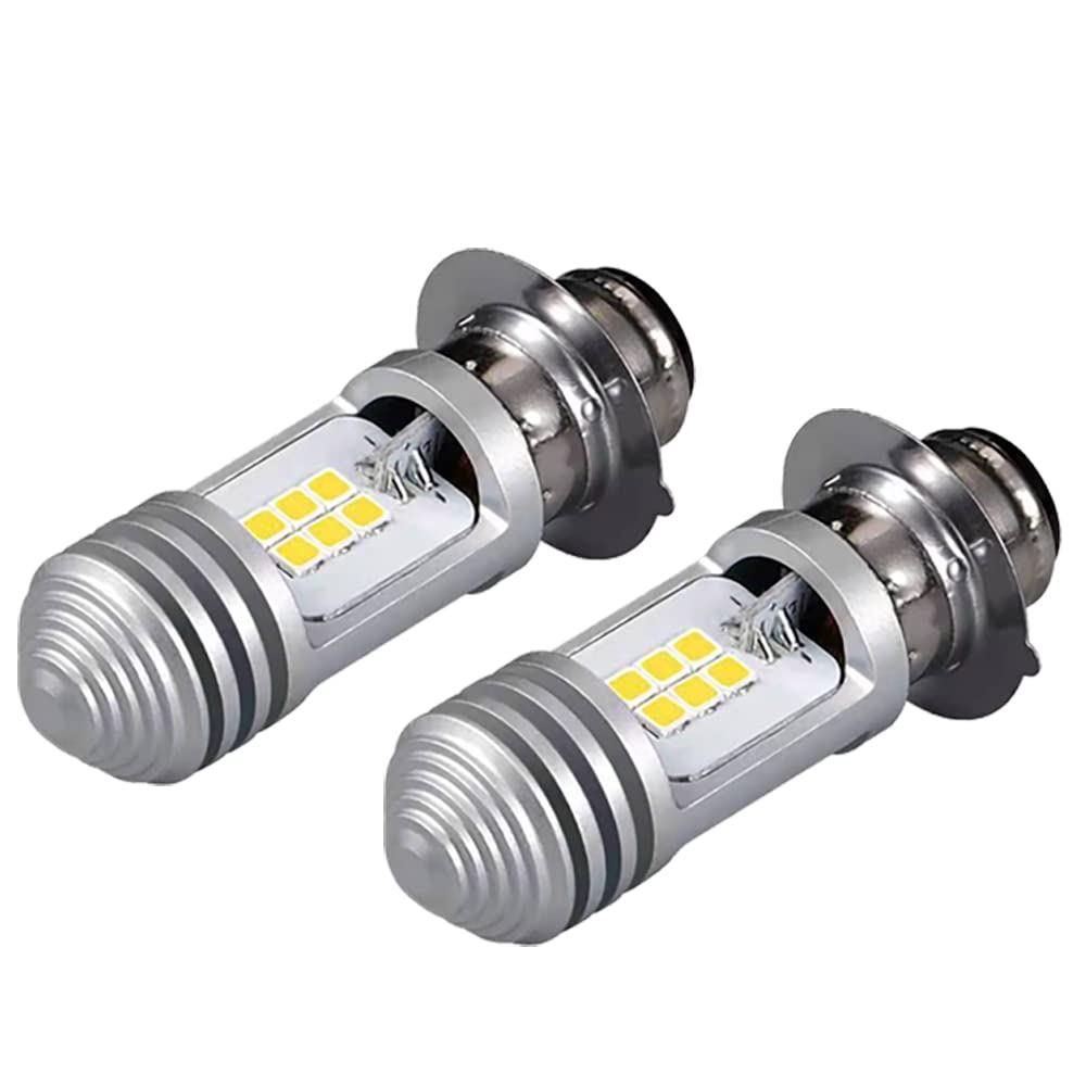 超高輝度 LEDヘッドライト バイクライトバルブ ホワイト ヘッドライト H6