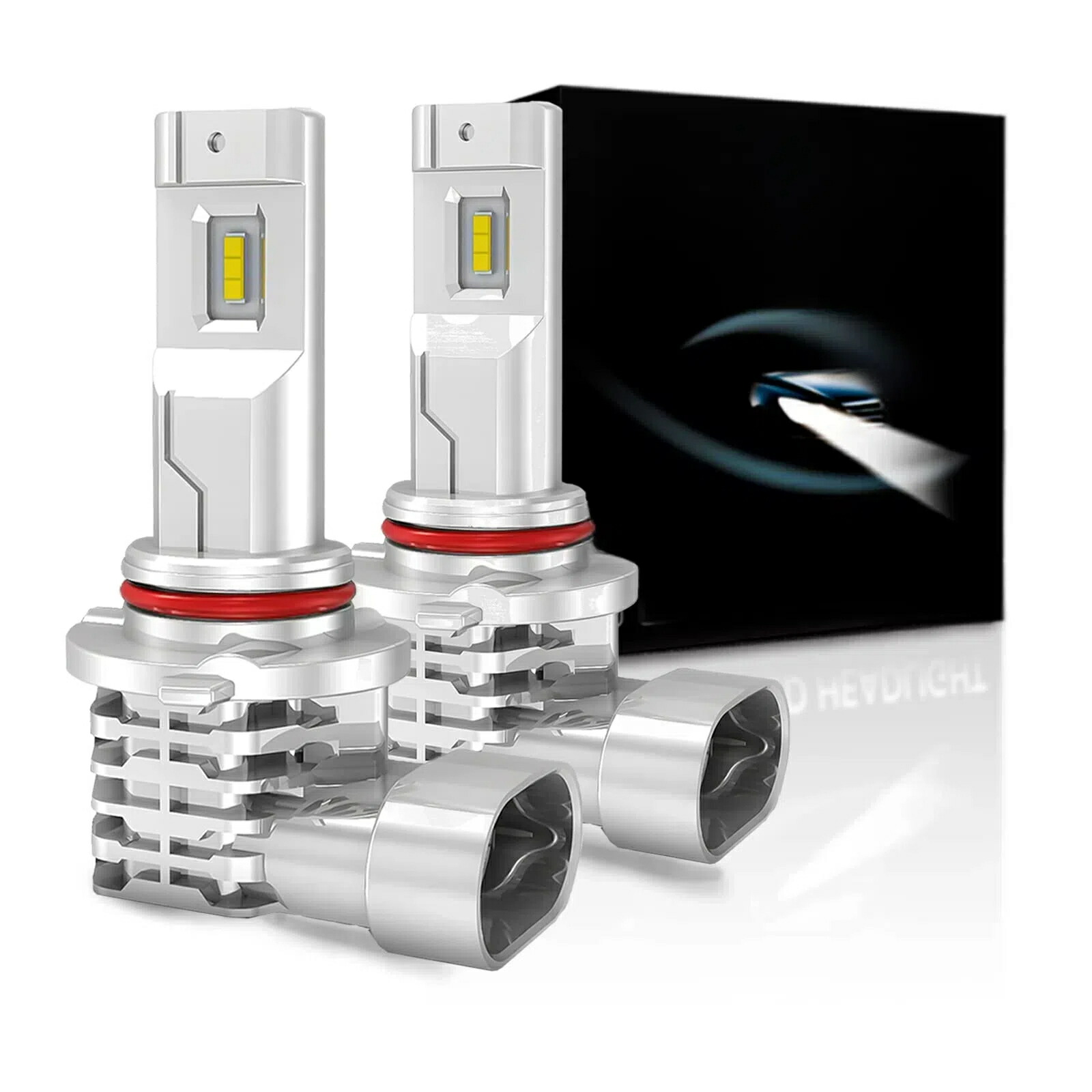 バイクLEDヘッドライトH4 LED バルブ 高輝度 6500K DC9-32V 車対応 1個入