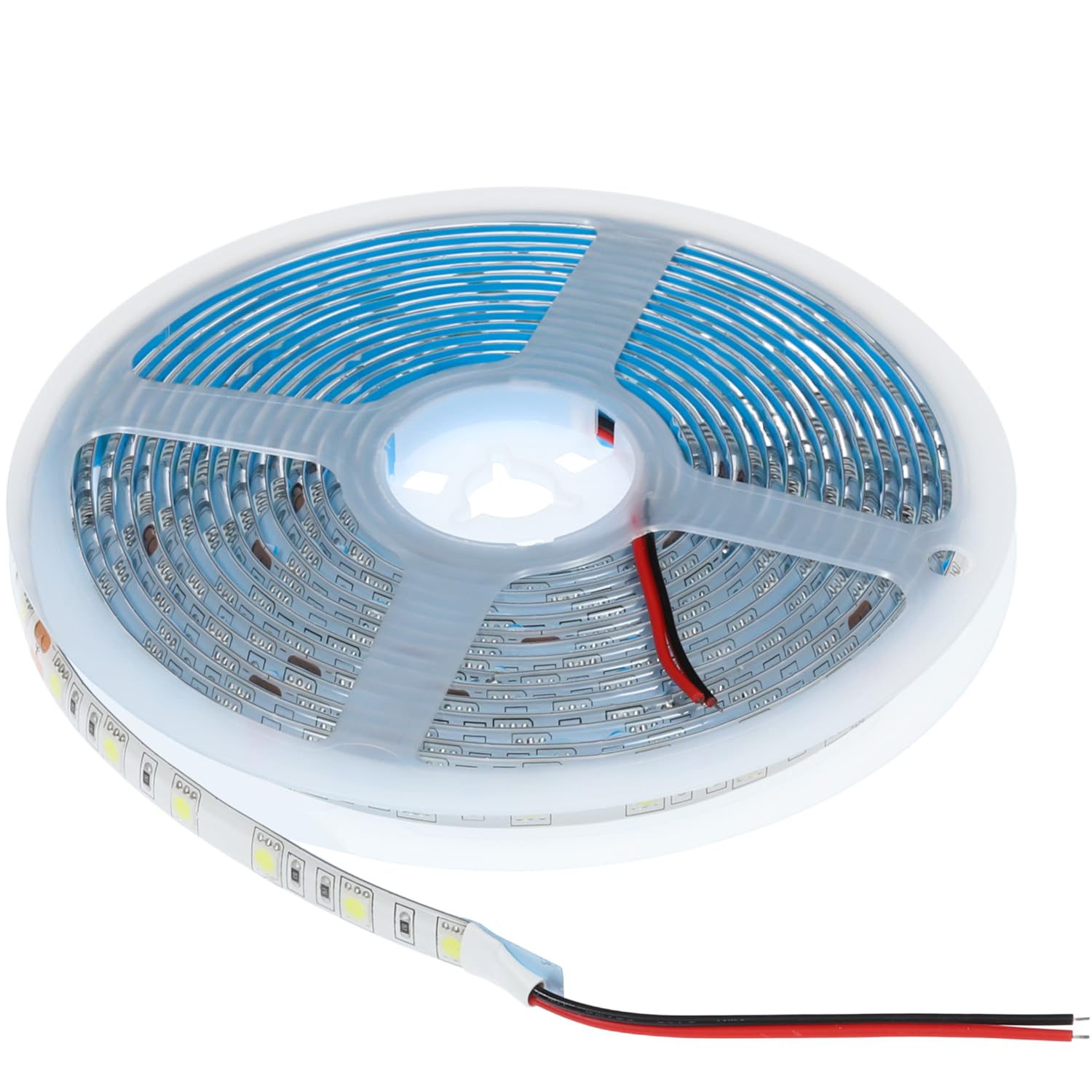トラック野郎御用達 ledテープ ledライトテープ ledテープライト 5m 防水 12v 5050SMD 一段式 車 カーパーツ 単車 バイク 選挙カー レッド