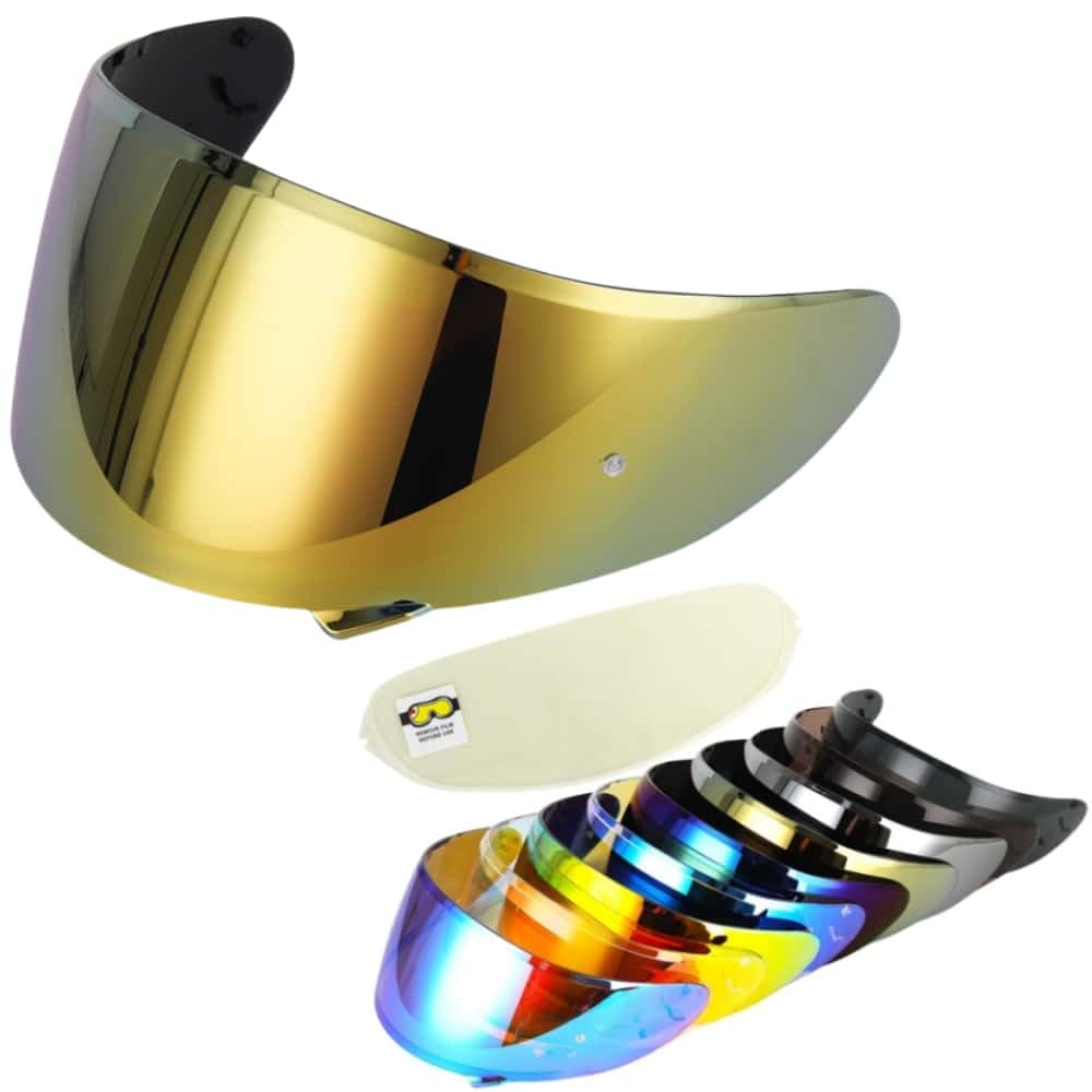 シールド PHOTOCHROMIC(フォトクロミック)ヘルメット 適合 X-14 X-Fourteen Z7 / Z-7 / RYD ヘルメット・バイザー 紫外線 吸収 バイクヘルメットアフターマーケット交換 (調光シールド(透明～ダークグレー))
