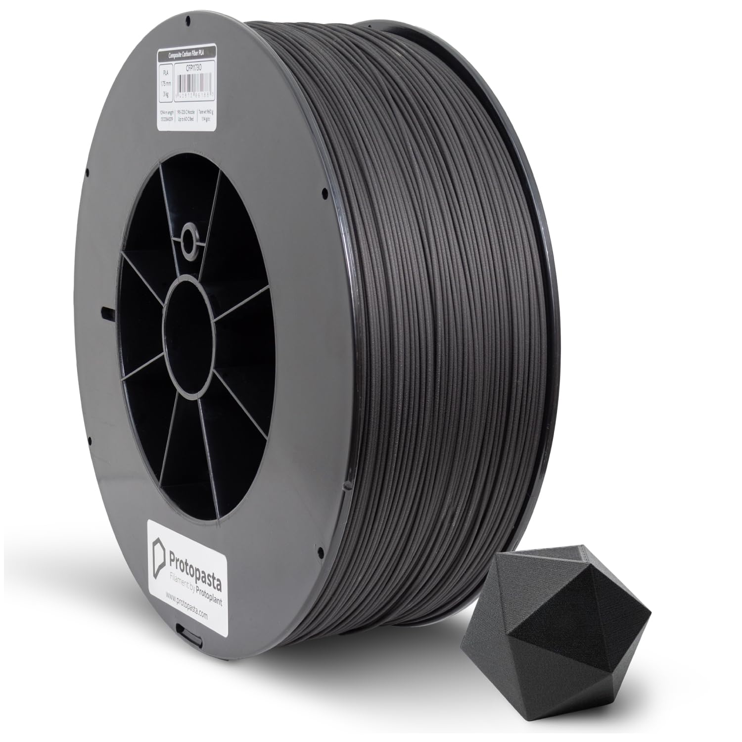 プロトパスタCFP11730コンポジットカーボンファイバーPLA、1.75mm 3kg｜明金万代