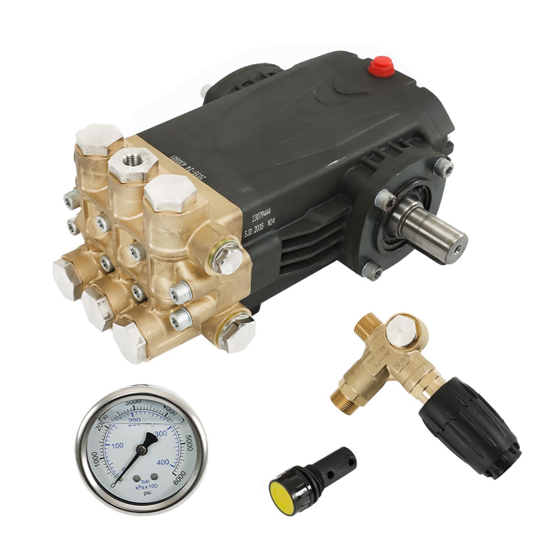 高圧洗浄機ポンプ 24mm シャフトウォッシャーポンプ 3500 PSI 5.6 GPM｜明金万代