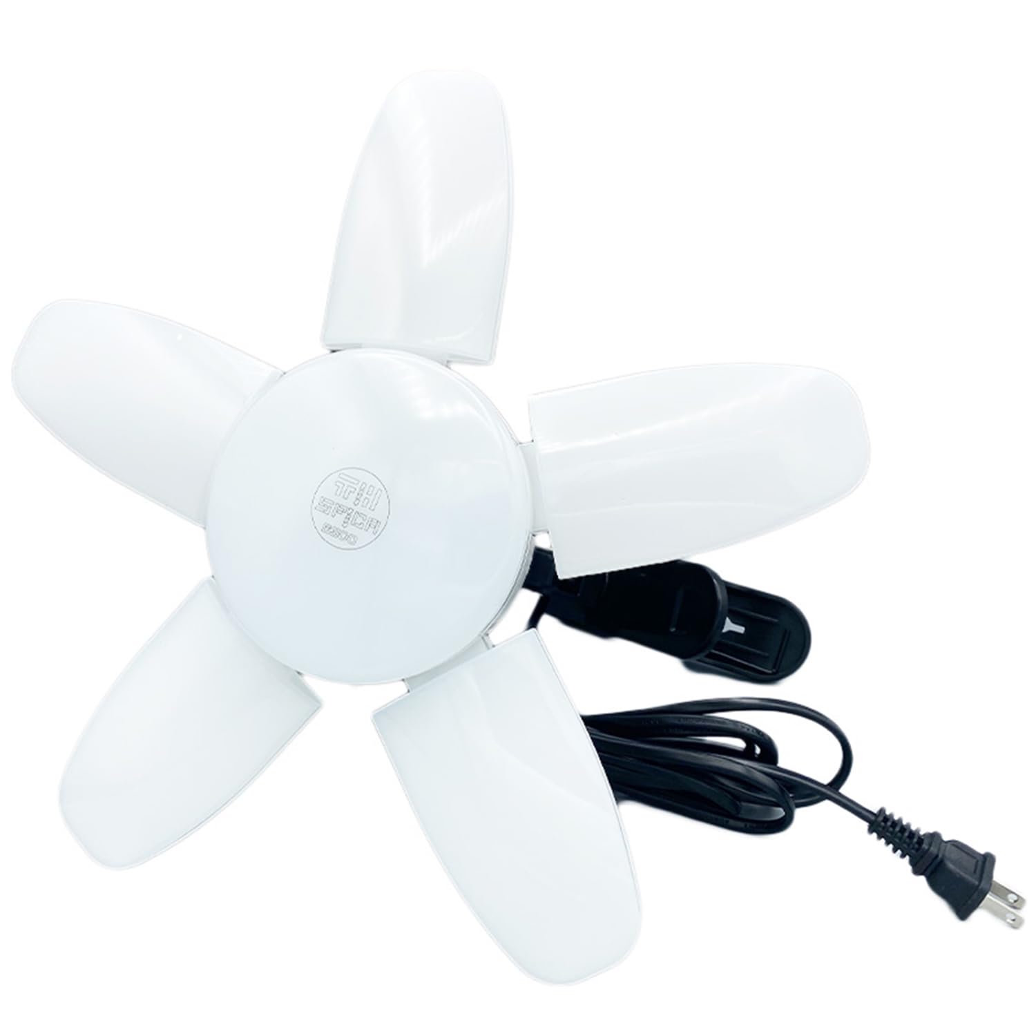LED電球付屋内用クリップランプ 可変式クリップライト 連結用コンセント付き スピカ6300 屋内用LED投光器 6300Lm (TH-2 6300lm)