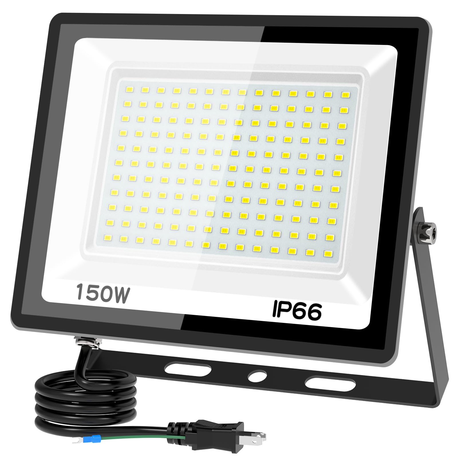 投光器 led投光器 投光器 屋外 100v 灯光器 作業灯 外灯 3000K/6500K IP66 昼光色/電球色 高輝度 工事用ライト ledライト 屋内 屋外用 野外 防水 看板灯 集魚灯 ガレージ 倉庫 駐車場用 (昼光色, 50W 2個)