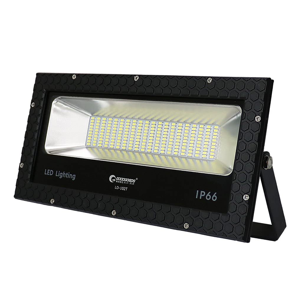 グッド・グッズ 100W フラッドライト 狭角40° 投光器 屋外 昼光色 作業灯 IP66 防水 LEDライト ワークライト 高輝度 省エネ広角照明 ガレージ 倉庫 BBQ 看板灯 駐車場 屋外作業 野外 工事用 屋外 照明 20,710円