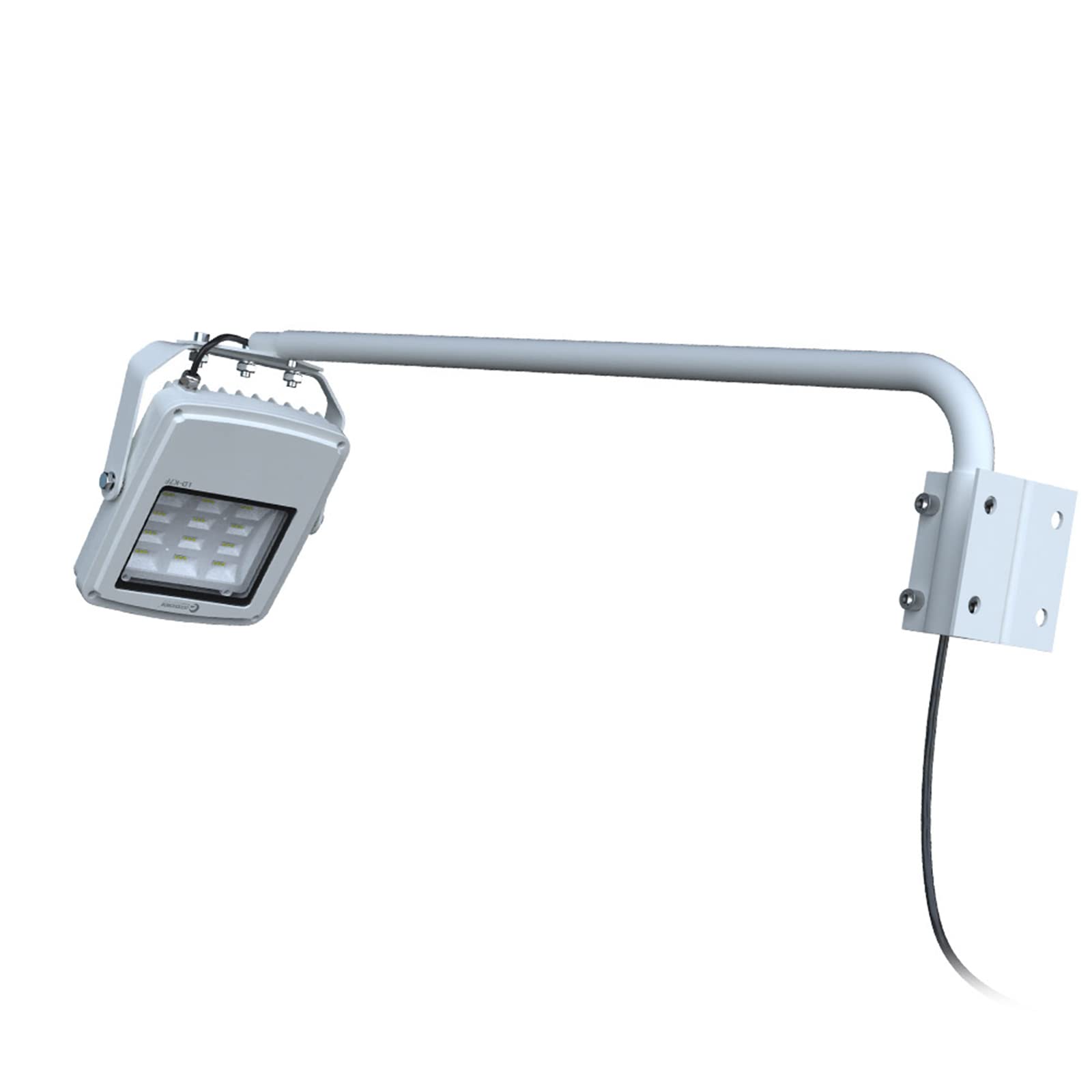 グッド・グッズ アームセット 50W LED 投光器 5600LM アームライト 看板 IP66 防水 看板用 広角照明 高演色性 フラッドライト 看板灯 駐車場 ガレージ 倉庫 BBQ 屋外作業 野外 工事用 日本語説明書 プラグなし LD-K7F 白