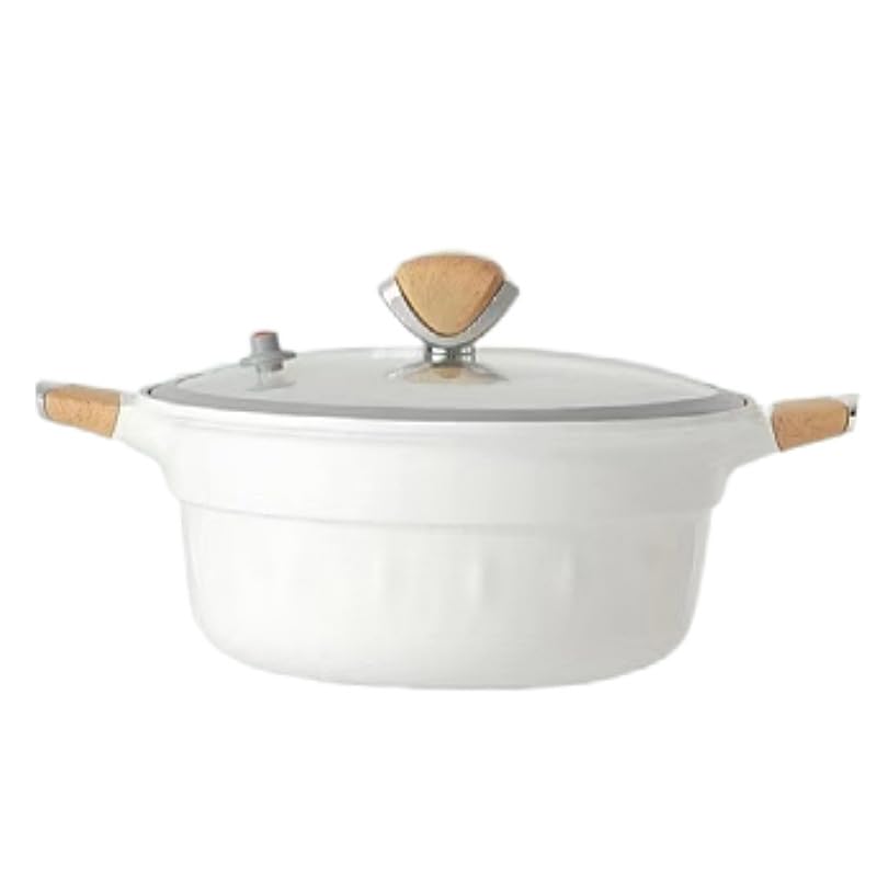 ス 白土鍋 耐熱土鍋 セラミックノンスティックパン 3L 2~3人用 30cm 軽くて割れない 卓上鍋 スープポット シチューポット こびりつかない鍋 撥水セラミックコーティング土鍋 スープやシチューの調理に最適な木製ハンドルと蓋付きの和風 おしゃれ シンプル あったか 冬