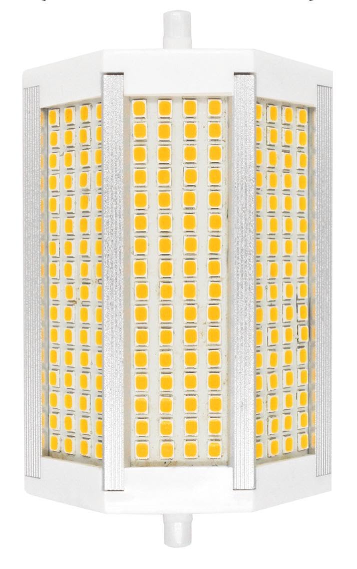 R7S LED電球 50W J118 5000LM (500w 400wR7Sハロゲン交換) 昼白色 100-130V 両口金 コーンライト 360°発光 (6000K冷白色)