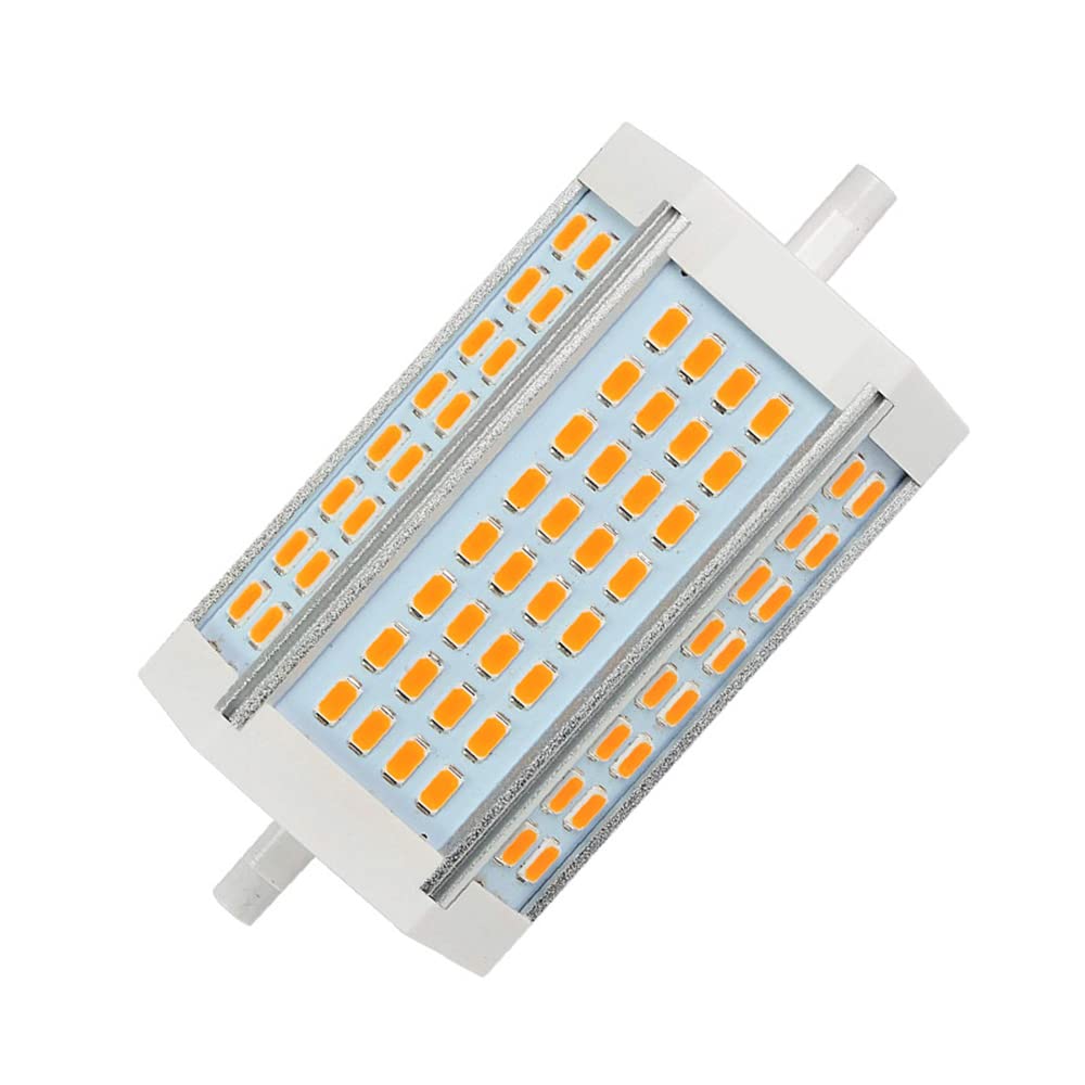 R7S LED電球 30W J118 3000LM (300w 400wR7Sハロゲン交換) 昼白色 100-130V 両口金 コーンライト 360°発光 (6000K冷白色)