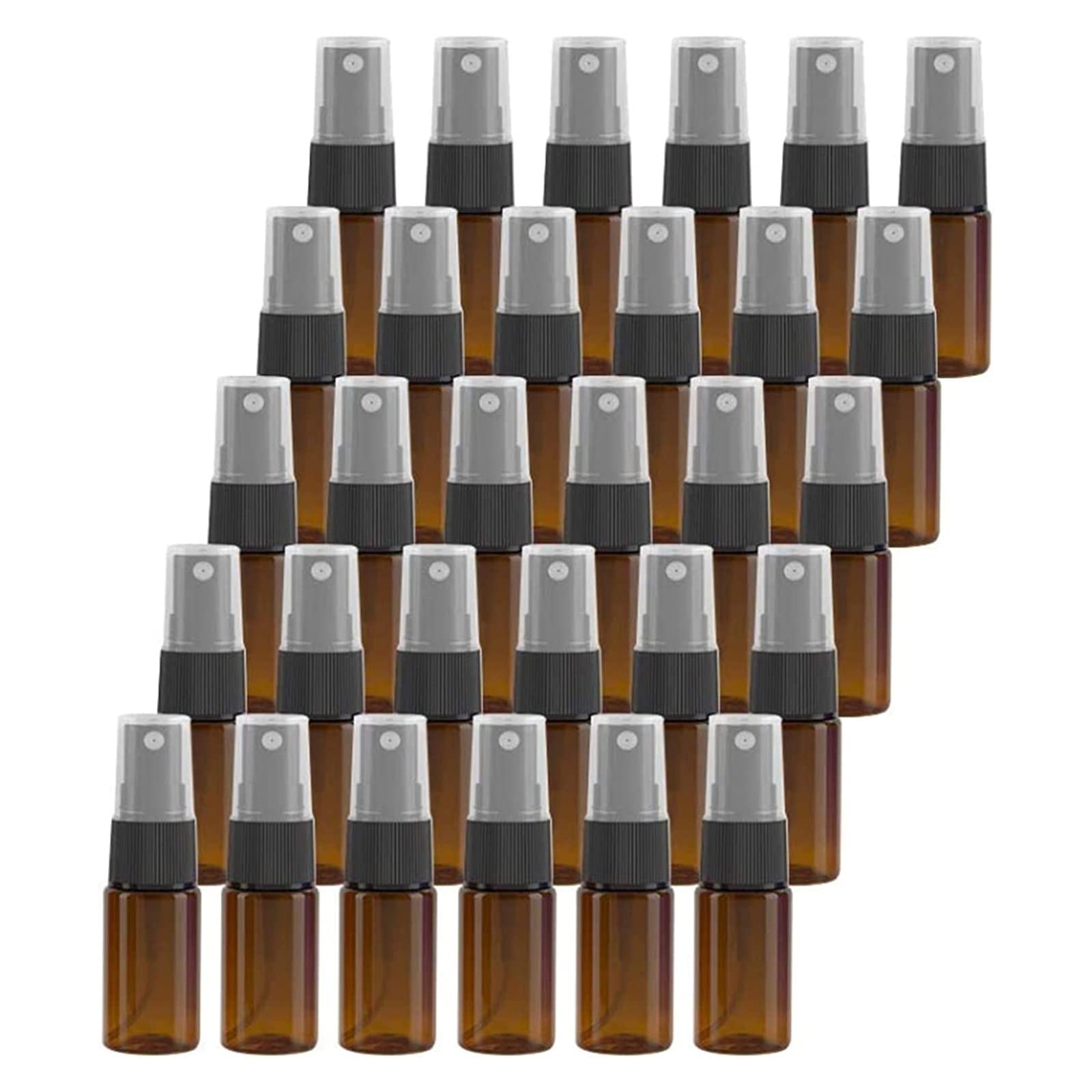 超極細 PET スプレーボトル 10ml 液体 詰め替えボトル 遮光ボトル スプレーボトル アルコール 軽量 除菌 消毒 虫除け 30個セット|明金万代
