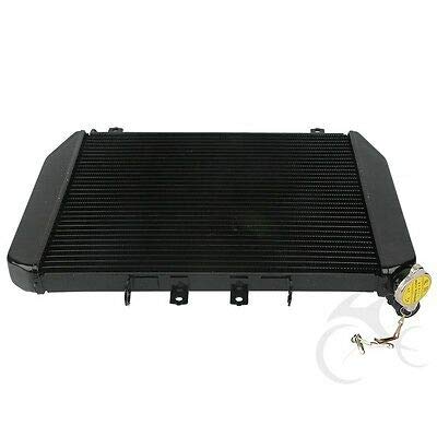 ブラック バイク アルミ製 ラジエーター クーラー カワサキ ZX-12R 2000-2001 ZX1200A ZX1200B 対応