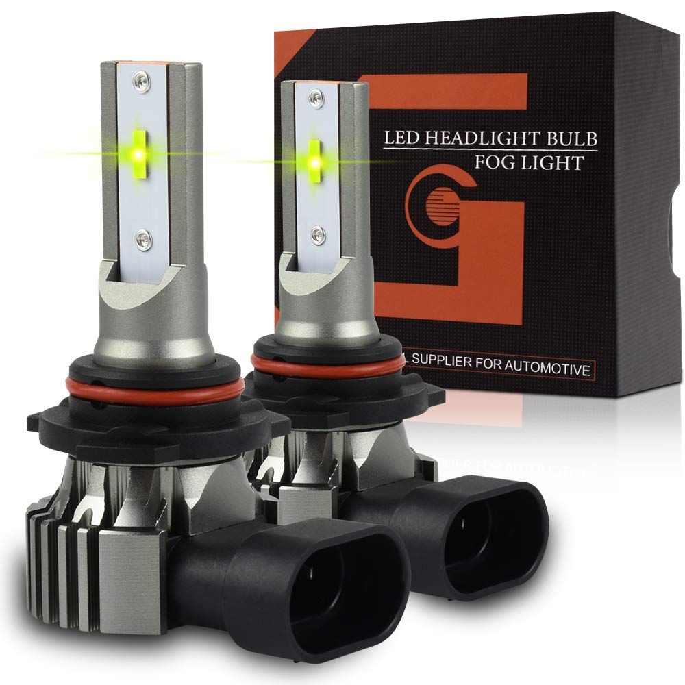 LED フォグランプ HB4 9006 蒸気霧 檸檬黄色 菩提樹黄色 黄味がかった LED弁膜 DC 12V 車用 フォグバルブ 気違い受け答え 原則として型 弁膜 4000LM×2 12W×2 CSP手当て 2個入