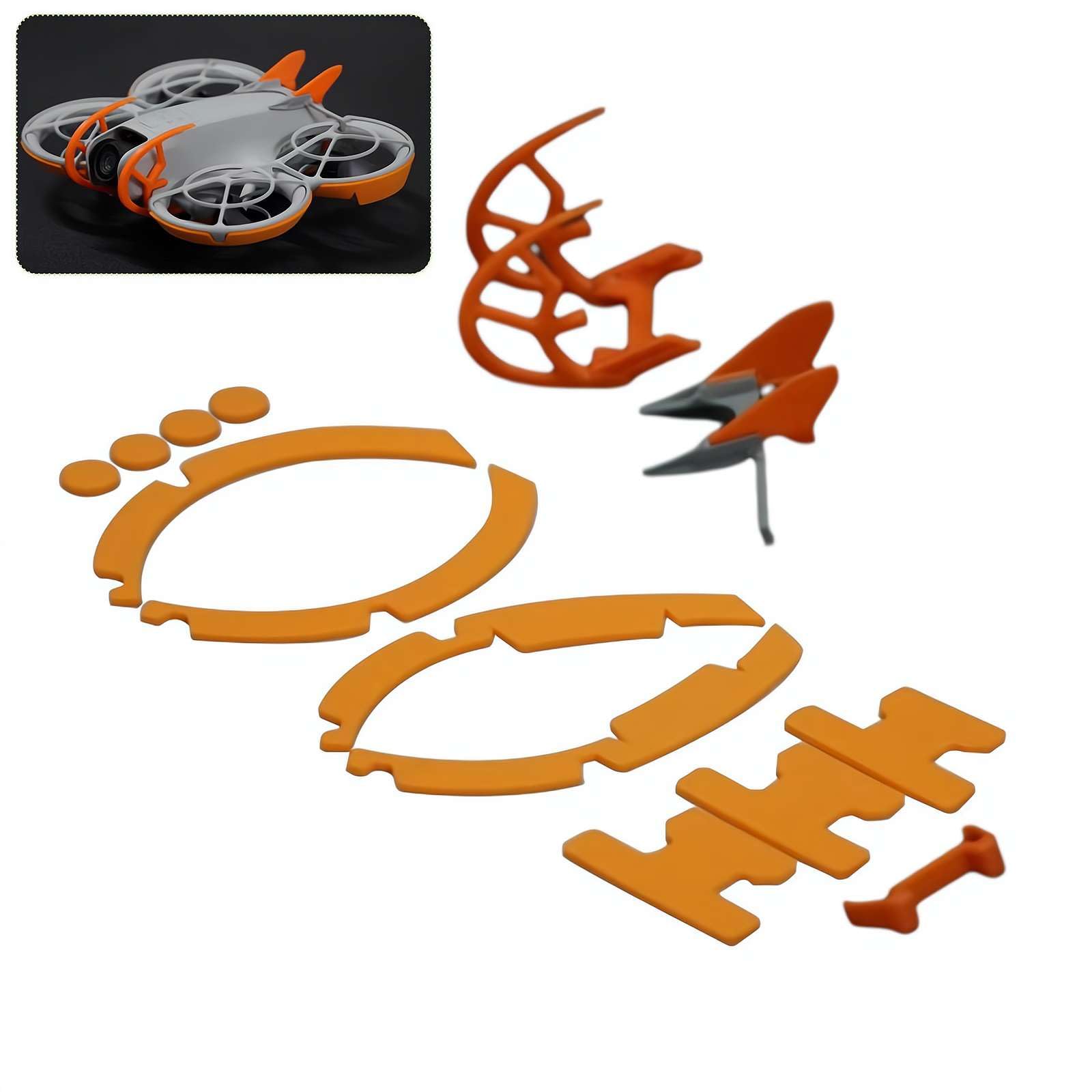 DJI NEO用 全面防御すること覆いかぶせる 推進機\u0026amp;ジンバル \u0026amp;尾翼 防御すること覆いかぶせる ぼうぜん自失やぶつかり合うから防御すること 耐衝撃 ぶつかり合う押しとどめる輪っか 軽さ 安全性のある飛行機移動 防御することとり備える 据え置き飾り気の無い NEO 付属品