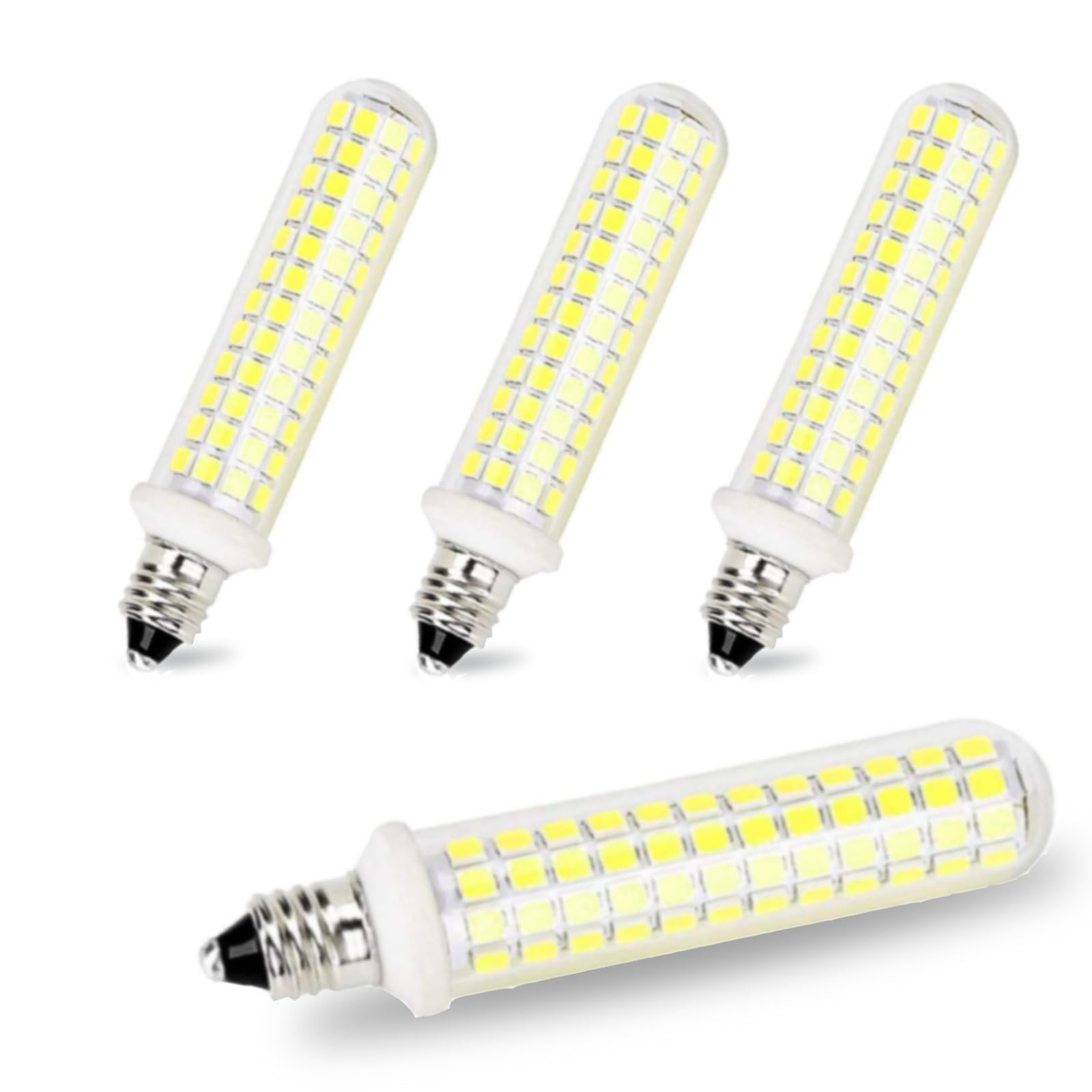 E11 LED電球 9W 100Wハロゲンランプ相当 セラミックス E11口金1100lm 調光対応 全方向 トウモロコシライト AC100V 昼光色 4個入り