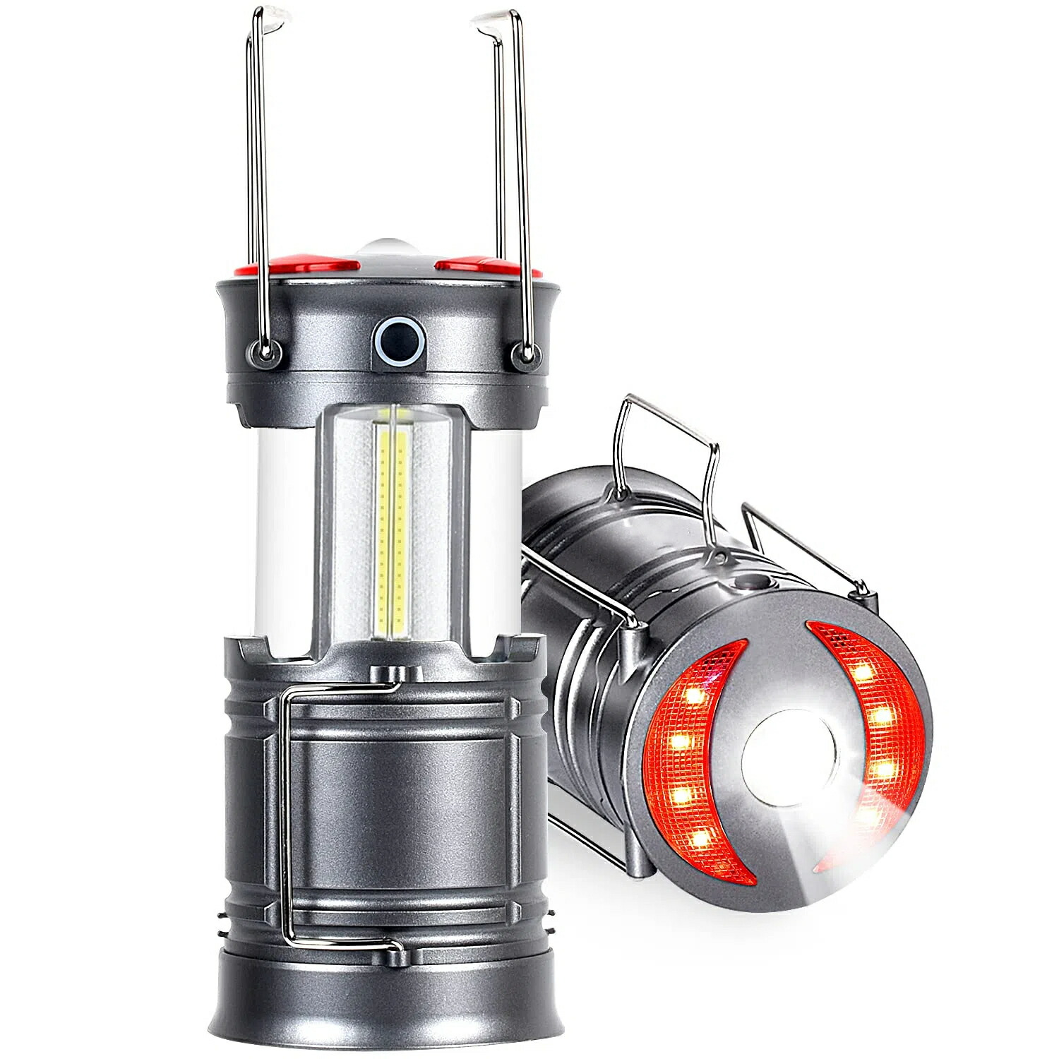 ランタン led 高輝度 ledランタン 充電式 電池式 T キャンプ 軽量 防滴仕様 夜釣り 登山 T 懐中電灯機能 防災グッズ 停電 緊急 非常用 電池式ラン SSOS点灯モード 折り畳式 持ち運び便利 (ブラック)
