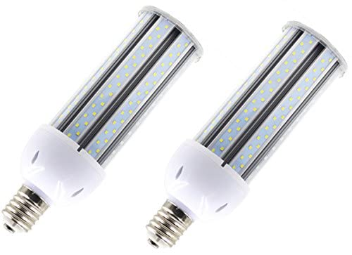 2個入 5年保証 60W LED 水銀灯/コーン型電球 コーンライト 超高輝度 7500lm(600W水銀灯替わり) E26口金 6000K昼白色 85-265V 倉庫 工場 看板 天井照明 (6000K)