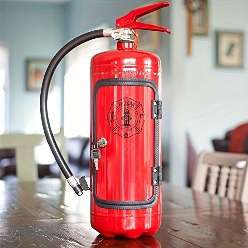 ミニバー 消化器デザイン インテリア 収納 お酒収納 ボトルホルダー ユニーク おもしろ オブジェ プレゼント 贈り物 アメリカン雑貨 おしゃれ